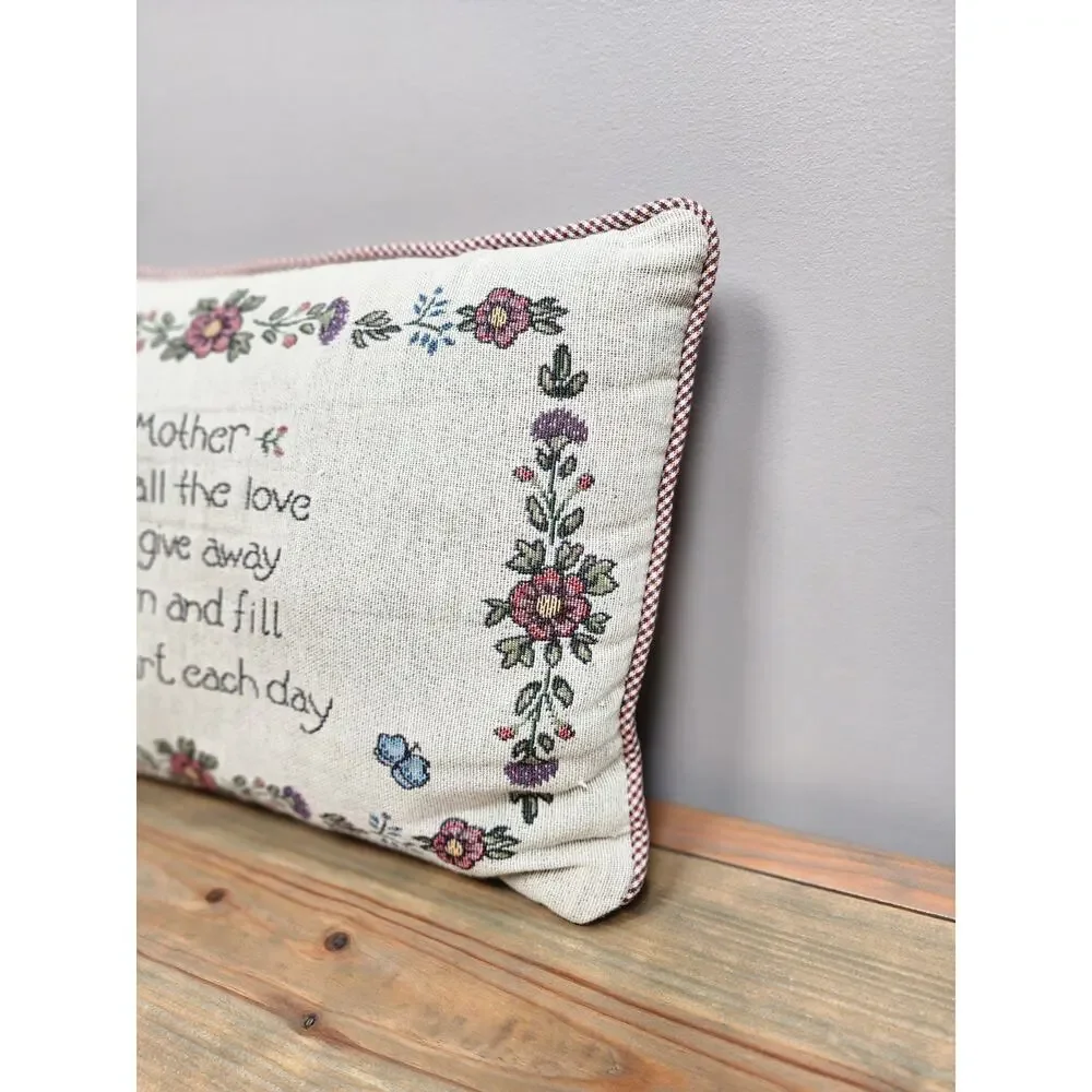 Susan Florence Tapestry Pillow Mother May All The Love